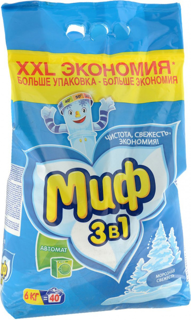 Порошок стиральный МИФ автомат 6 кг